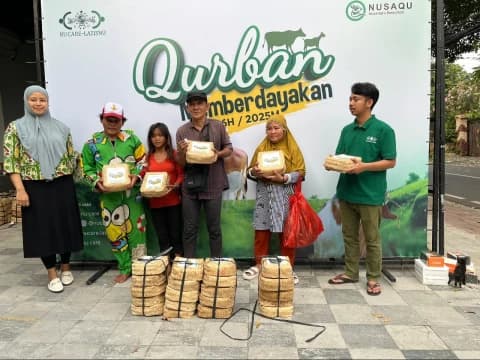 Kebahagiaan Warga Dapat Daging Kurban dari LAZISNU: Bantu Tingkatkan Gizi Keluarga