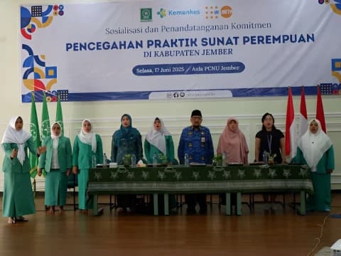 Fatayat NU-Kemenkes Gelar Sosialisasi dan Penandatanganan Komitmen Cegah Sunat Perempuan