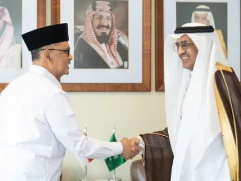 Temui Dubes Arab Saudi, Menhaj Bahas Persiapan Haji 2026