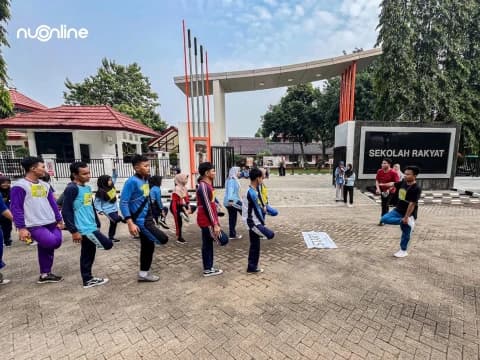 Melihat dari Dekat Suasana Sekolah Rakyat di Kota Bekasi