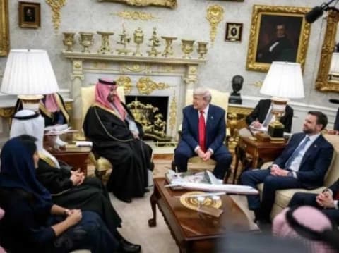 Temui Trump, Pangeran MBS Bahas Perjanjian Abraham dengan Syarat Penuhi Solusi Dua Negara