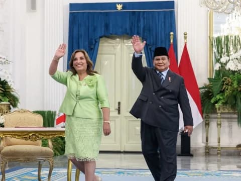 Presiden Peru Kunjungi Indonesia, Prabowo Tegaskan Komitmen Kerja Sama dan Dukung Palestina