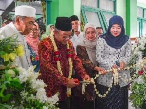 Revitalisasi TK Muslimat NU Roudlotut Tholibin Diresmikan, Pembelajaran Berbasis Teknologi Diperkuat