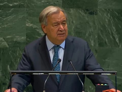 Sekjen PBB: Kita Tidak Boleh Pernah Menyerah Demi Kemanusiaan