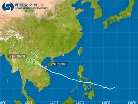 Topan Ragasa Terjang Hong Kong: 80 Orang Terluka, Tak Ada Korban dari WNI