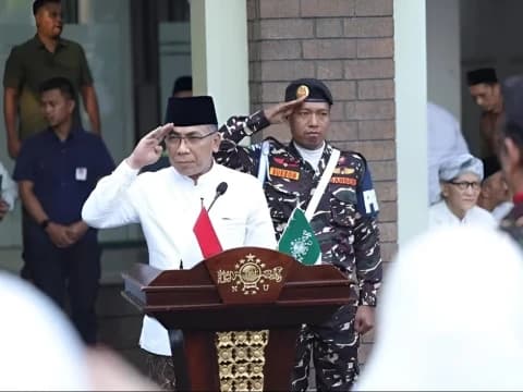 Teks Lengkap Amanat Ketum PBNU Gus Yahya Cholil Staquf pada Hari Santri 2025