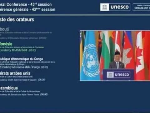 Momentum Bersejarah, Bahasa Indonesia Resmi Digunakan dalam Sidang Umum UNESCO