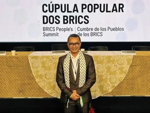 Presiden Sarbumusi Serukan Kemerdekaan dan Pemulihan Ekonomi Palestina di Forum BRICS