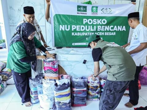 LAZISNU PBNU Siapkan Dua Posko di Aceh Besar untuk Bantu Korban Bencana, Ini Lokasinya