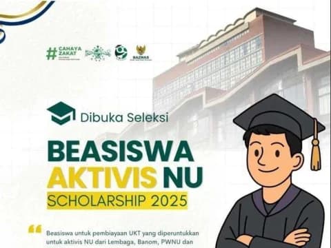 NU Scholarship Buka Beasiswa Aktivis NU untuk Program S2-S3