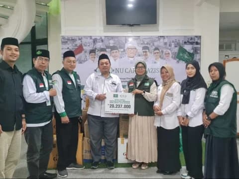 LAZISNU Kota Bekasi Salurkan Rp20 Juta untuk Korban Bencana Sumatra melalui LAZISNU PBNU