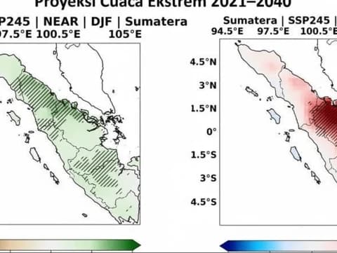 BRIN Sebut Sumatra Jadi Wilayah Paling Rentan Cuaca Ekstrem akibat Perubahan Iklim