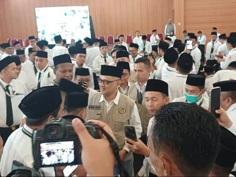 Tinjau Diklat PPIH Arab Saudi, Menhaj Pastikan Kesiapan Petugas Haji