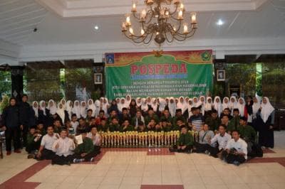 Raih 49 Trofi, Pesanren Sunan Pandanaran Juara Umum Pospeda Sleman 2016