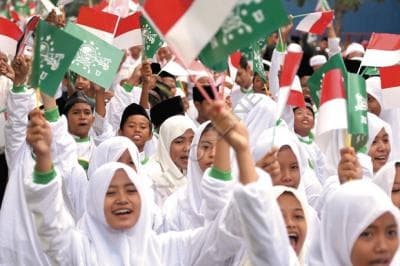 Swadaya Masyarakat Tanggamus Rayakan Hari Santri