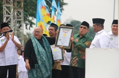 NU Pecahkan 2 Rekor Dunia MURI di Peringatan Hari Santri 2016