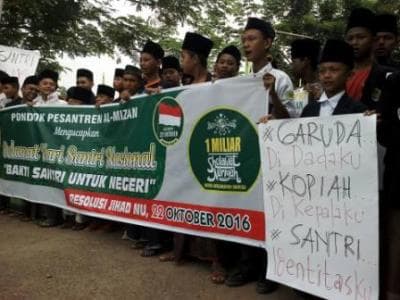 Sambut Hari Santri, Pondok Al Mizan Berantas Pungli