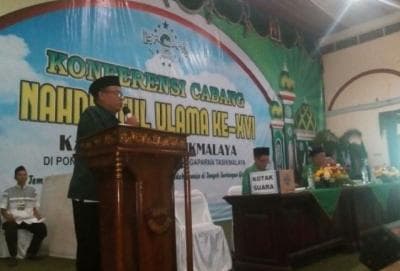 KH Atam Rustam dan KH Abun Bunyamin Ruhiat Pimpin NU Tasikmalaya