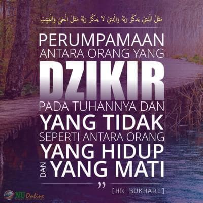 Perumpaan Rasulullah untuk Orang yang Tak Berdzikir