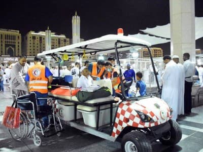 Palang Merah Saudi Sediakan Layanan Darurat Jamaah Haji di Madinah