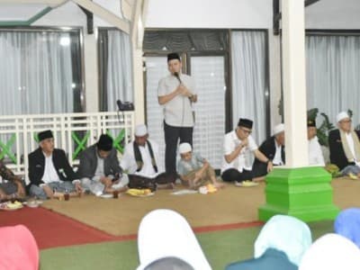 Boyongan Ke Rumah Dinas, Wabup Tegal Istighotsah dengan Nahdliyin