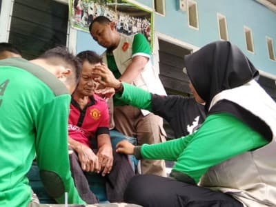 Banser Husada Lampung Ajak Masyarakat Sedekah Sampah