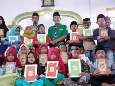 Ansor di Lampung Gelar Bakti Sosial dan Salurkan Al-Qur’an 