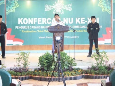 Pesan Ketua PWNU Jabar di Konfercab NU Sumedang