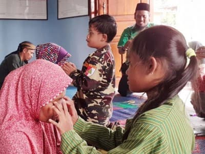 Ansor Lampung Syiar Kebangsaan dengan Sampah dan ATS