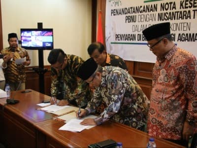 PBNU Gandeng Nusantara TV Sebarkan Konten Islam Ramah