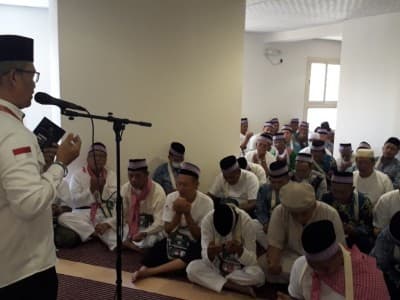 PPIH Daker Makkah Lakukan Pembinaan Jemaah Calon Haji Pringsewu