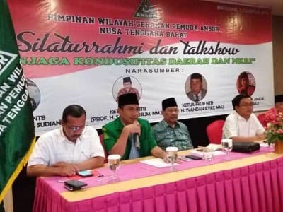 Ansor NTB Inisiasi Silaturahim Pascapemilu  