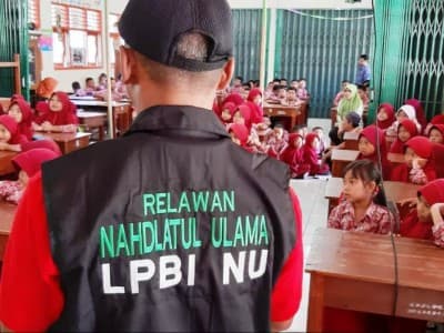 LPBINU Latih Anak-Anak Kenali Bencana dan Tindakan Usai Bencana 
