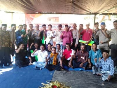 Coin Fondation dan PMII NTB Serahkan Rumah Korban Gempa Lombok