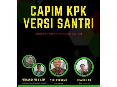 Besok, Hadirilah ‘Talkshow Capim KPK Versi Santri’