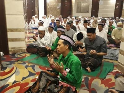 Hadapi Wukuf, Jemaah Haji JKG 51 Pringsewu Gelar Yasinan