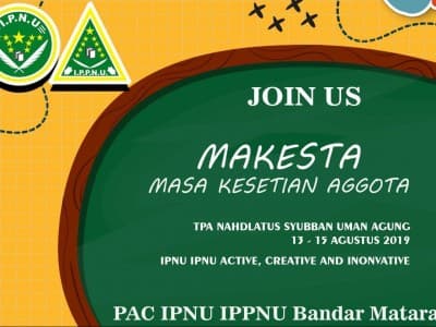 Gelar Kaderisasi, Pelajar NU Lampung Usung Semangat Aktif, Kreatif, dan  Inovatif