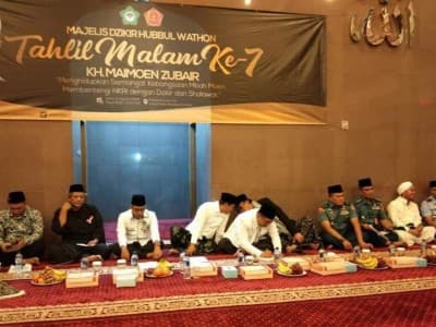 MDHW Gandeng Mabes TNI Gelar Tahlilan Malam Ketujuh Hari Mbah Maimoen
