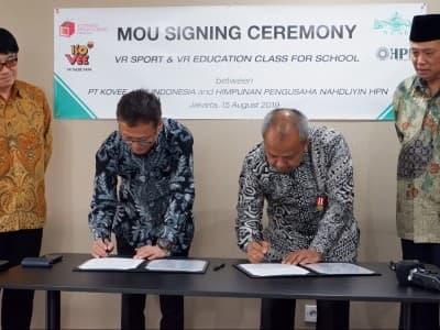 HPN Jajaki Kerja Sama Teknologi Virtual dengan Kovee Jaya