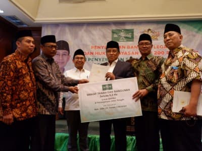 PBNU Terima Wakaf Tanah 7 Hektare di Solo Raya