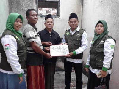 NU Care-LAZISNU Renovasi Rumah Warga yang Terbakar