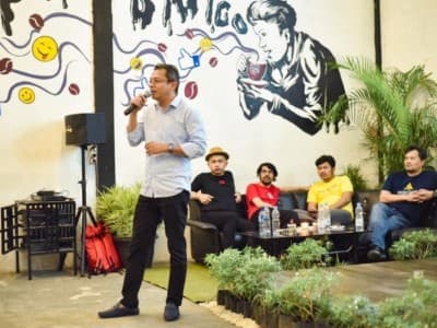 BLK Padang Gelar Talent Talk di Kupi Batigo
