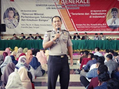 Polda Jateng Minta Mahasiswa UIN Semarang Selektif Pilih Informasi