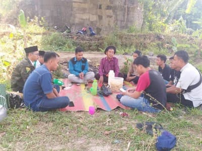 Pembentukan PAC Ansor Sumedang di Bawah Jembatan Sungai