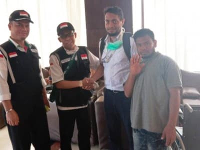 Jamaah Haji Rohmatul Ummah An-Nahdliyah Sidoarjo Bersiap Pulang