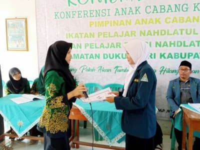 Pimpin IPNU-IPPNU Dukuhturi Tegal, Aan dan Siska Siap Hadirkan Pelajar Milenial 