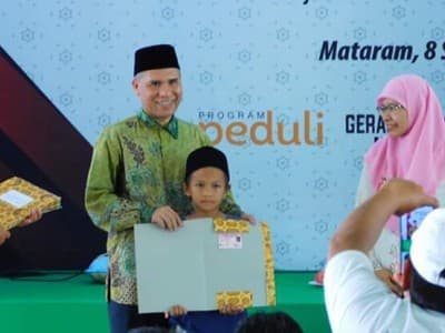 Bazar Layanan Publik Lakpesdam NU Mataram Diserbu Warga  