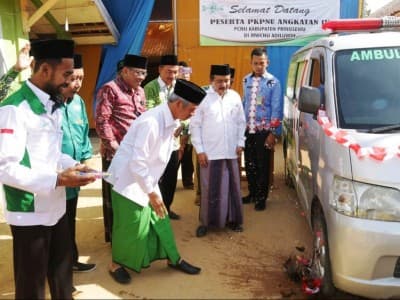 Bupati Luncurkan Ambulans 'Koin' LAZISNU Pringsewu