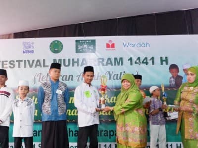 Festival Muharram, Muslimat NU Tanam Nilai Positif pada Anak Yatim