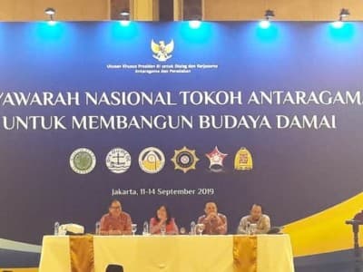 Ketua LPBINU Paparkan Kiprah NU dalam Aksi Kemanusian di Munas Tokoh Antaragama